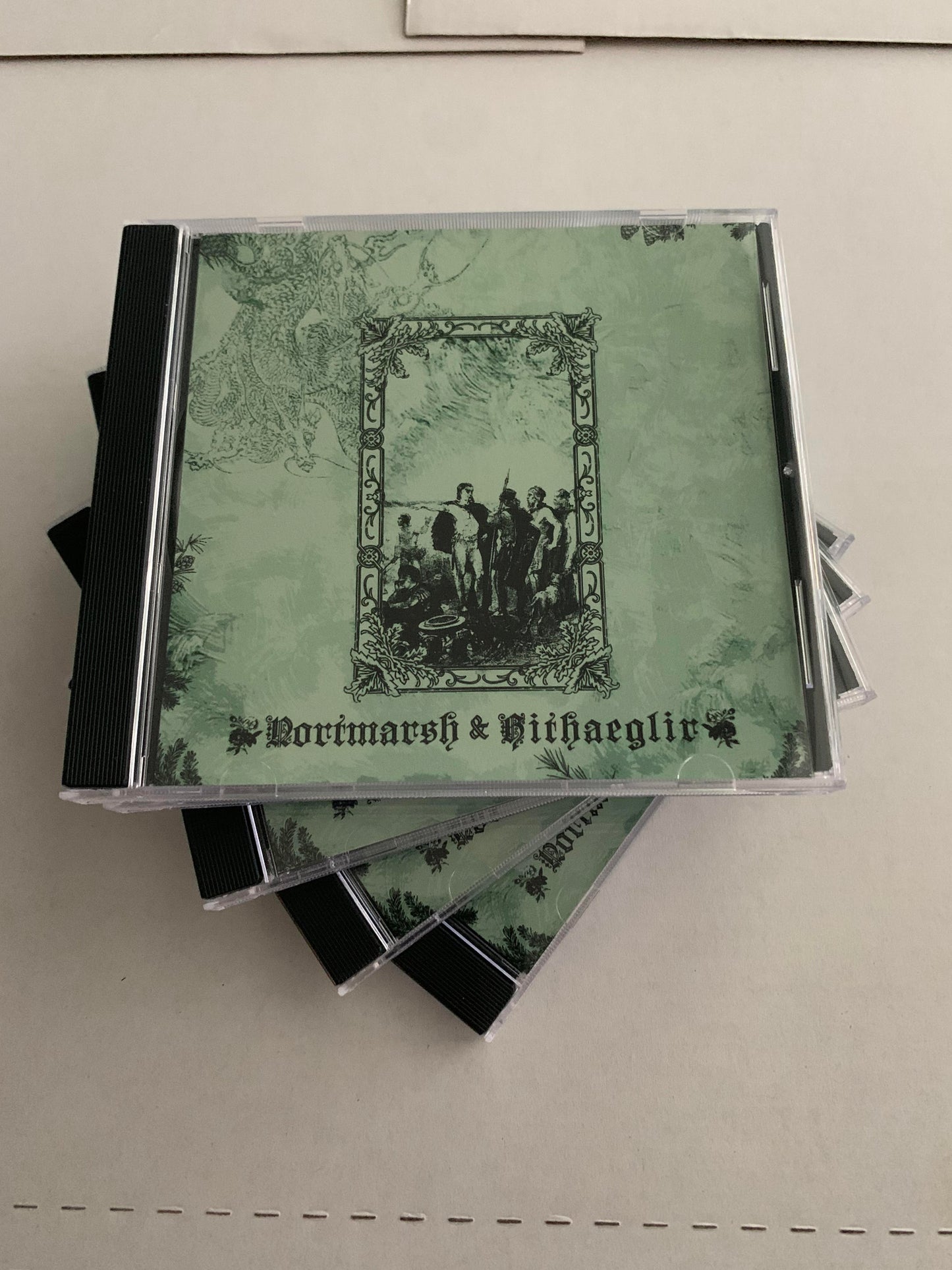 Nortmarsh / Hithaeglir - Nortmarsh / Hithaeglir [Dungeon Synth] (Barrow Hoard - CD - 9/8/23)