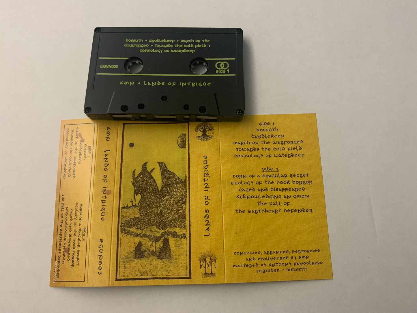 Amn - Lands of Intrigue [Dungeon Synth] (Engraven - Tape - 11/10/23)