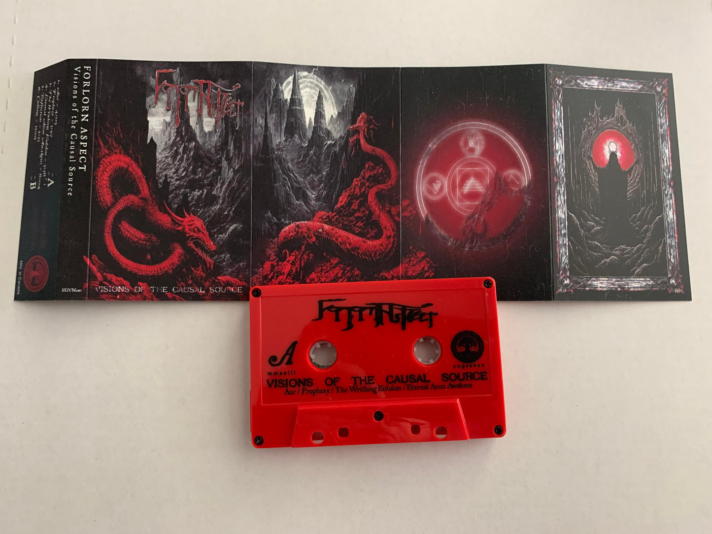 Forlorn Aspect - Visions of the Causal Source [Black Metal] (Engraven - Tape - 9/7/23)