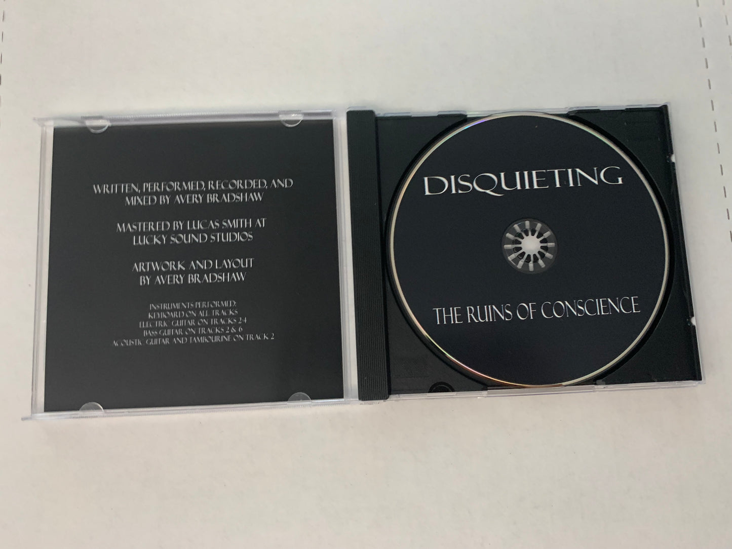 Disquieting - The Ruins of Conscience [Fantasy Synth] (Self-Released - CD - 4/3/21)
