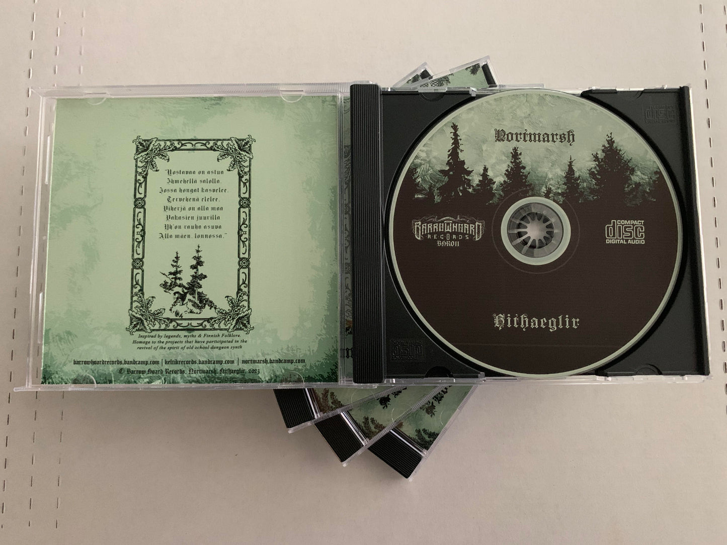 Nortmarsh / Hithaeglir - Nortmarsh / Hithaeglir [Dungeon Synth] (Barrow Hoard - CD - 9/8/23)